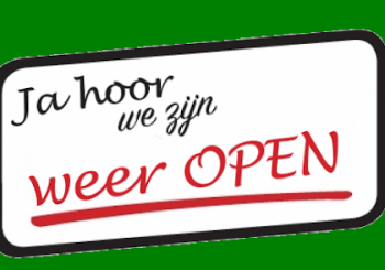 Weer open